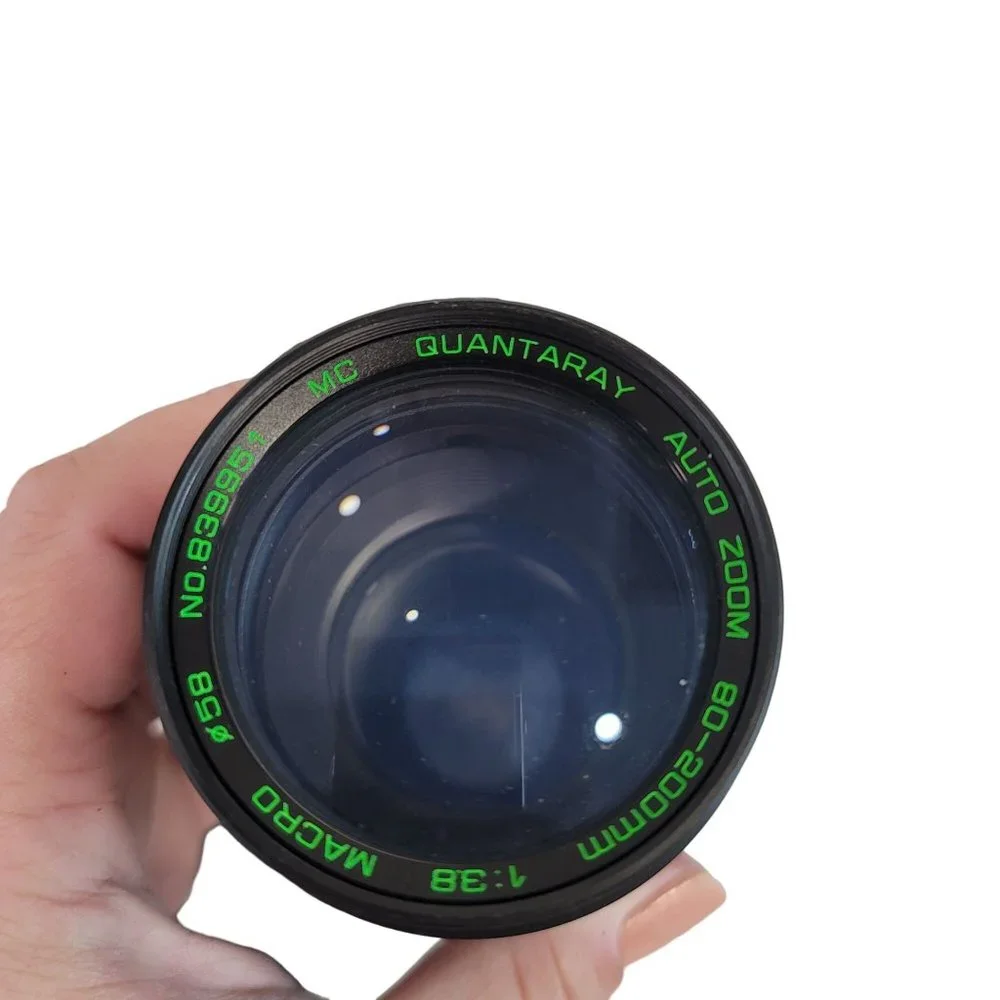 Camera lens bundle. TV Zoom Lens J6x12, Auto Zoom 80-200 f3.8, FD 50mm 1:1.8